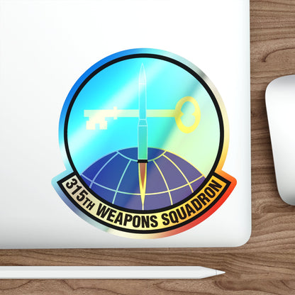 315 Weapons Squadron ACC (U.S. Air Force) Holographic STICKER Die-Cut Vinyl Decal-The Sticker Space