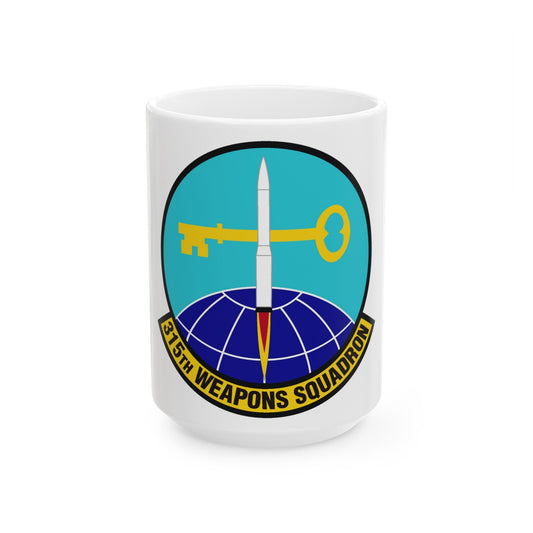 315 Weapons Squadron ACC (U.S. Air Force) White Coffee Mug-15oz-The Sticker Space