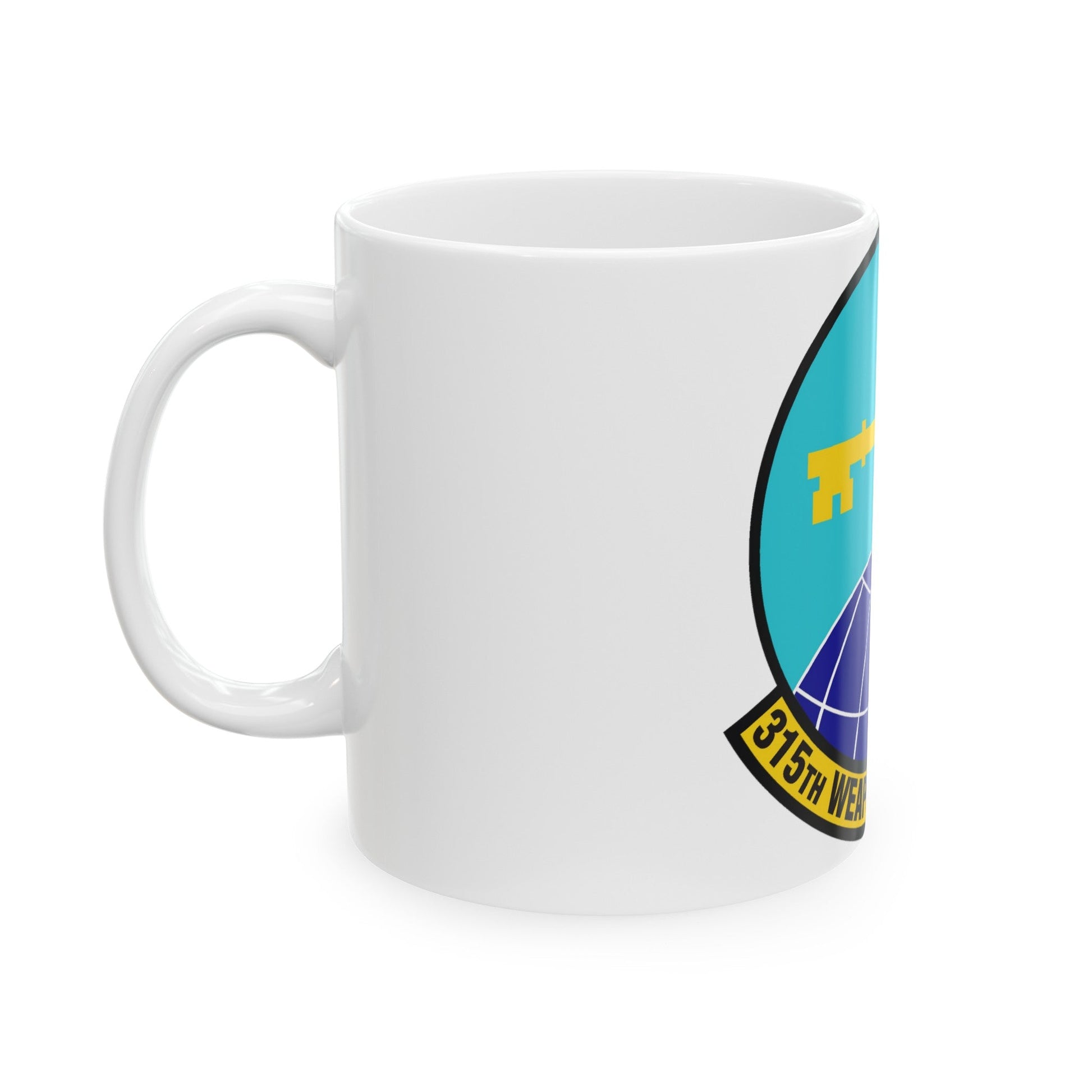 315 Weapons Squadron ACC (U.S. Air Force) White Coffee Mug-The Sticker Space