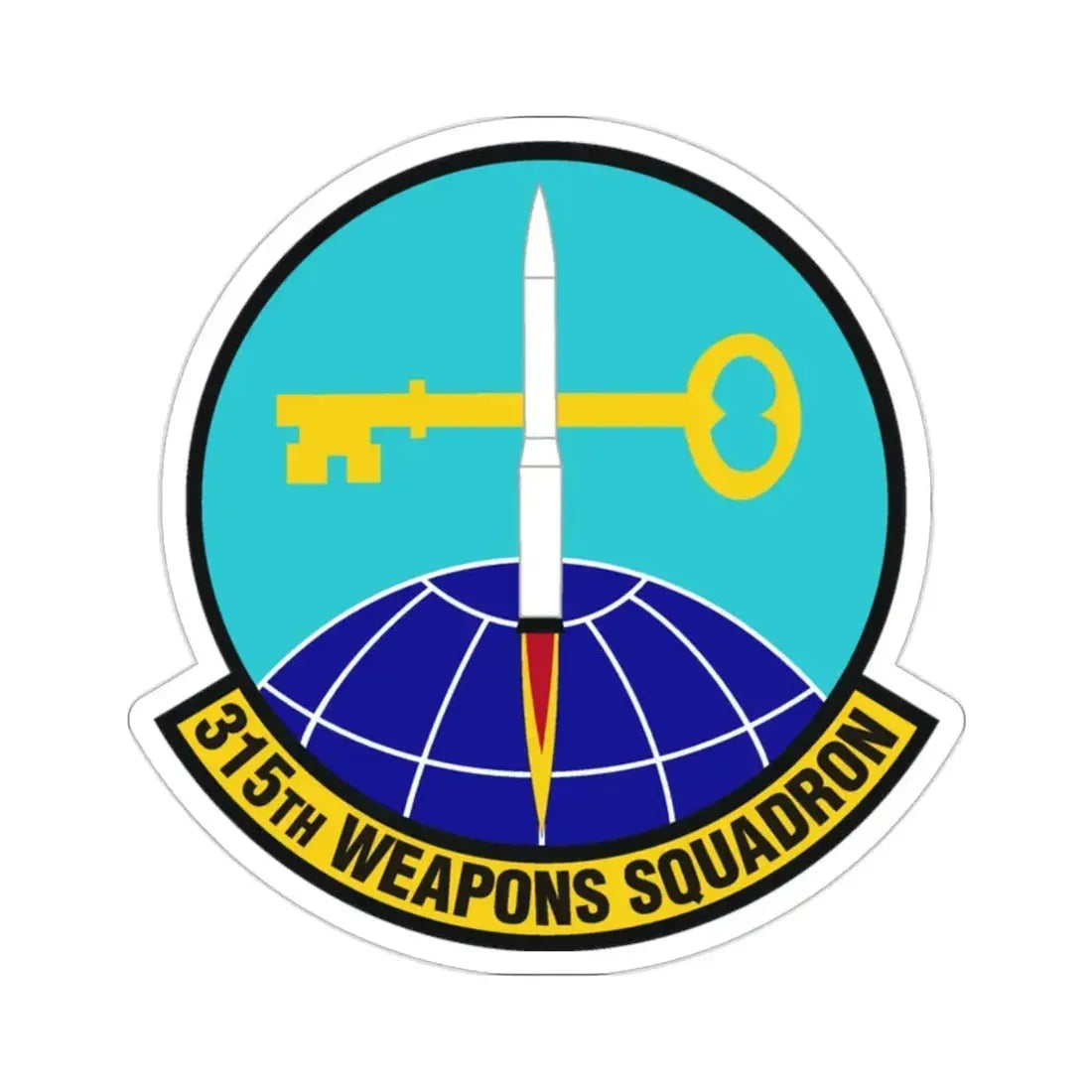 315 Weapons Squadron ACC (U.S. Air Force) STICKER Vinyl Die-Cut Decal - The Sticker Space
