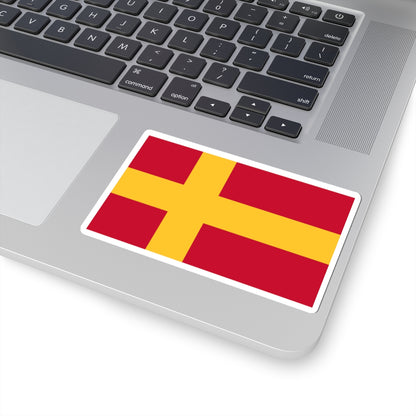 Flag of the Finland Swedes (Finland) STICKER Vinyl Kiss-Cut Decal