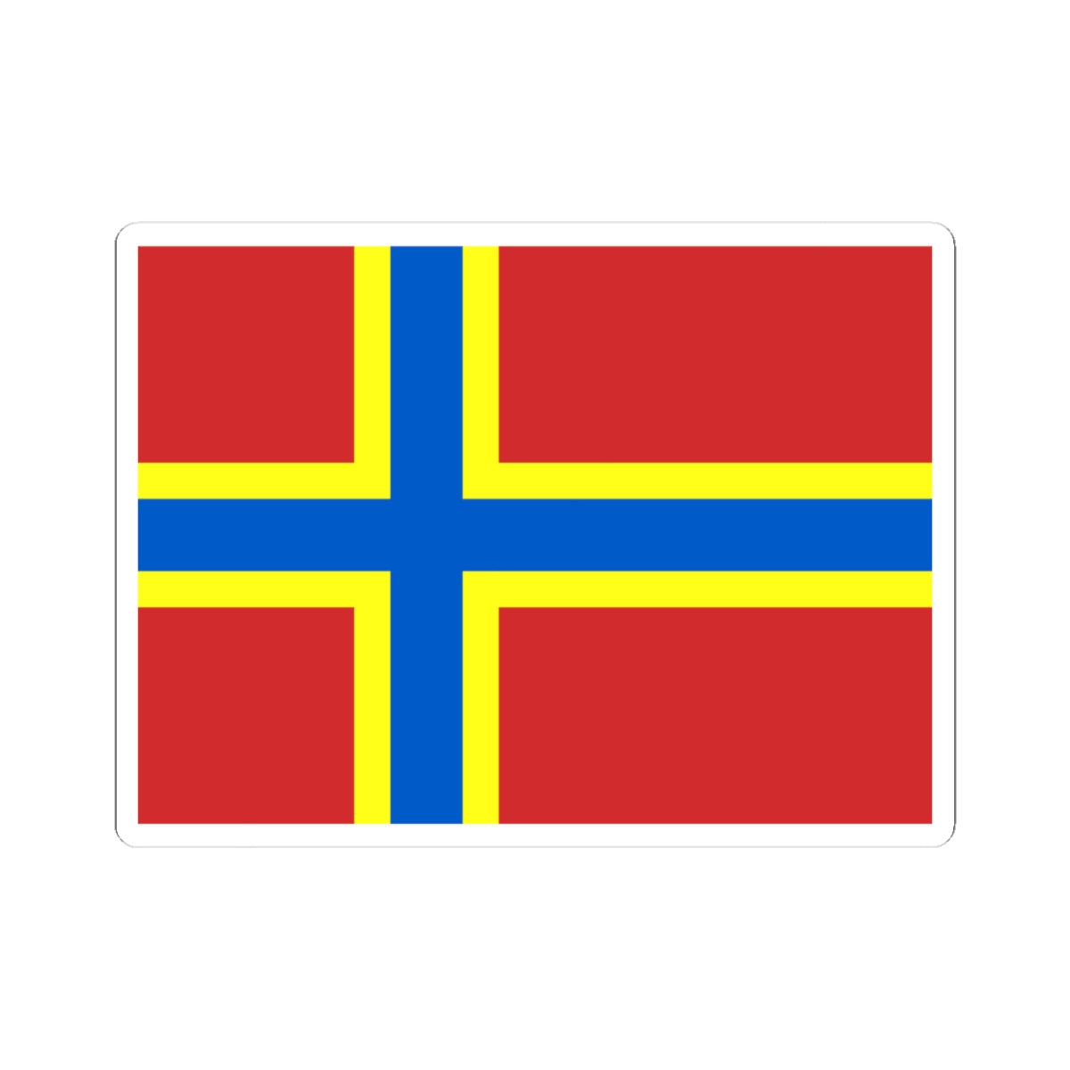 2007 Flag of Orkney (Scotland) STICKER Vinyl Kiss-Cut Decal