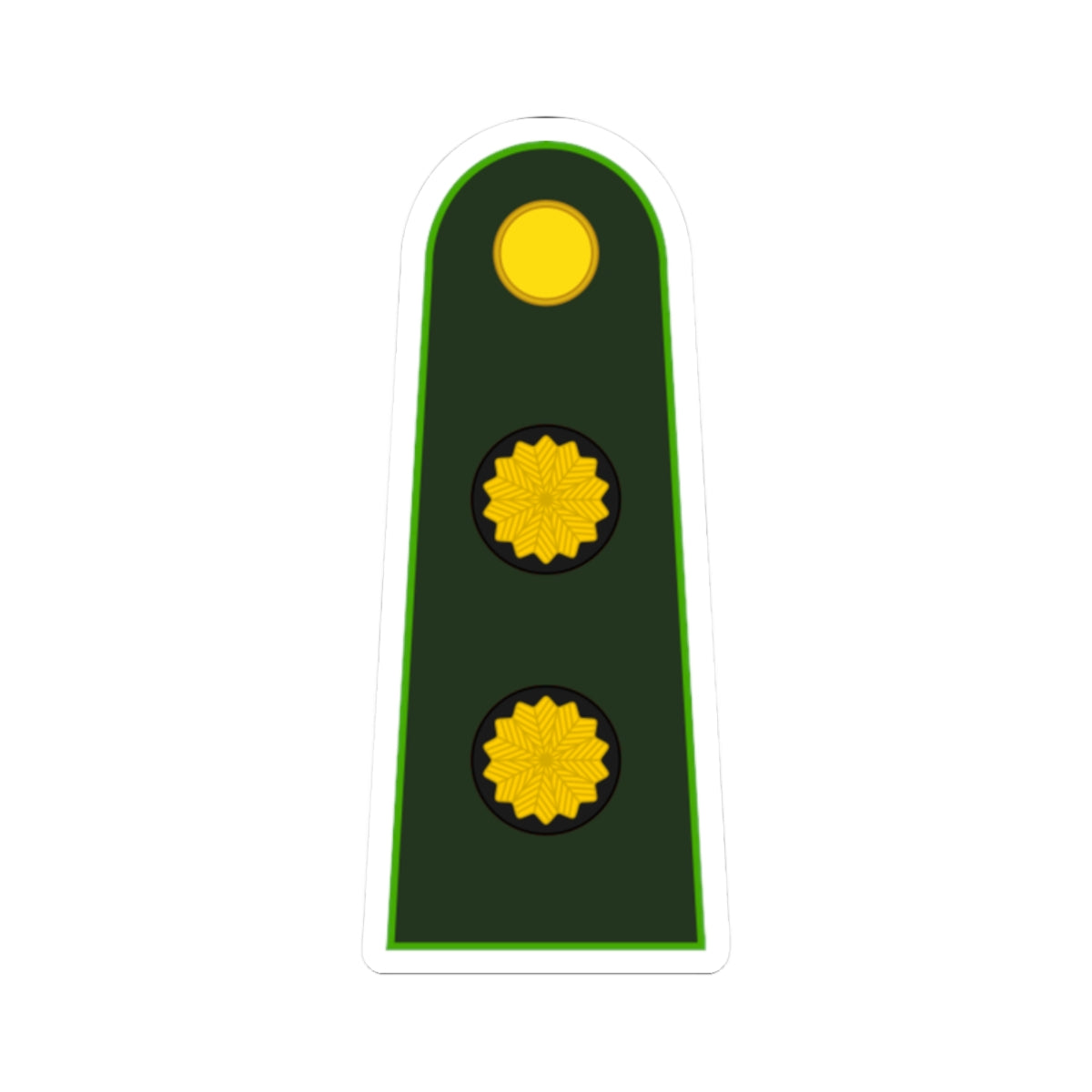 Argentina Army OF 4 (Argentina) (Military Rank) STICKER Vinyl Kiss-Cut Decal