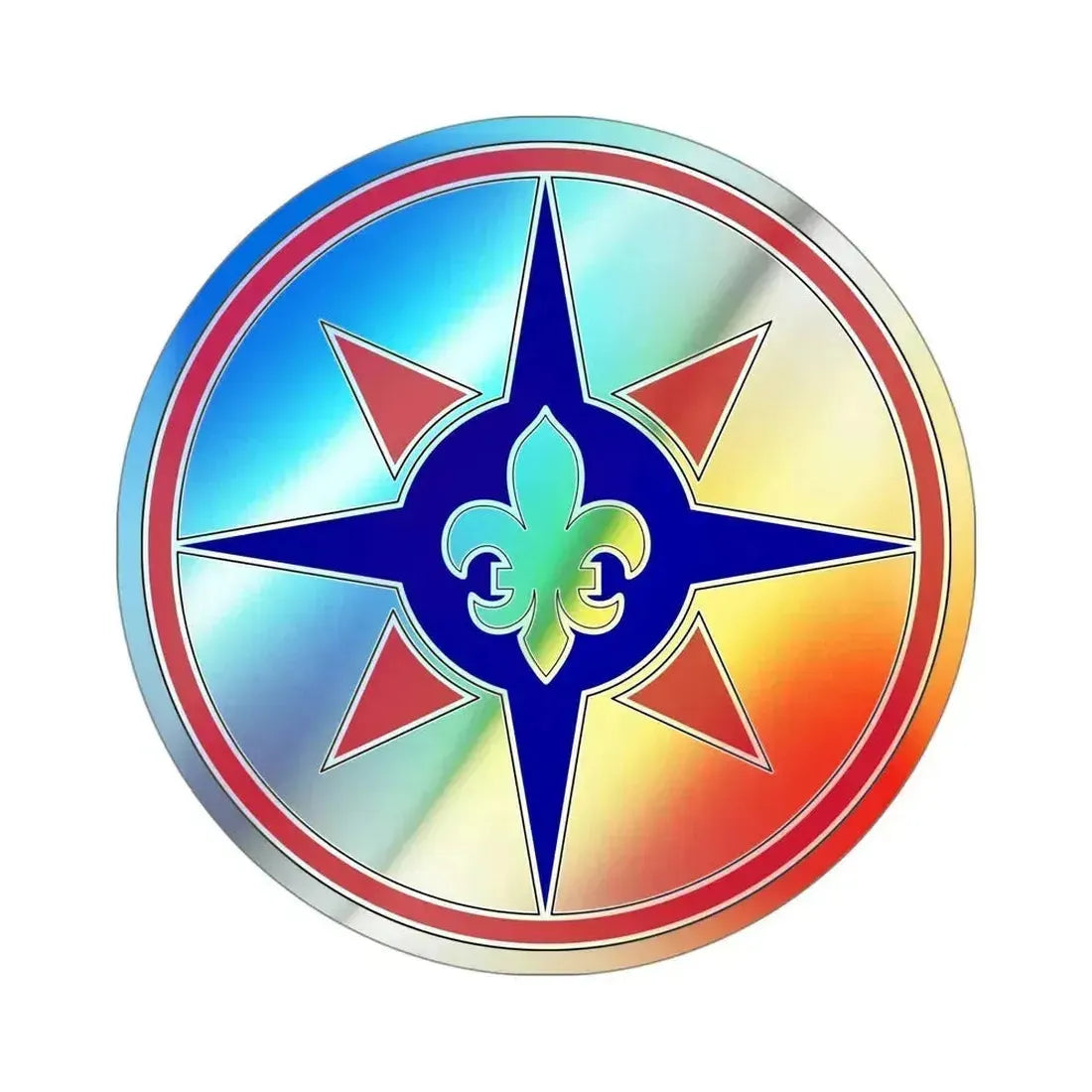 316 Sustainment Command (U.S. Army) Holographic STICKER Die-Cut Vinyl Decal 4 Inch Holographic - The Sticker Space