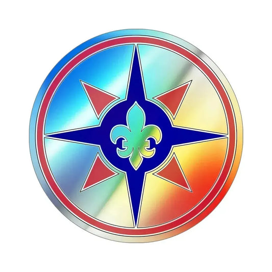 316 Sustainment Command (U.S. Army) Holographic STICKER Die-Cut Vinyl Decal 6 Inch Holographic - The Sticker Space