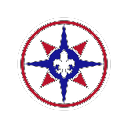 316 Sustainment Command (U.S. Army) Transparent STICKER Die-Cut Vinyl Decal 4 Inch - The Sticker Space