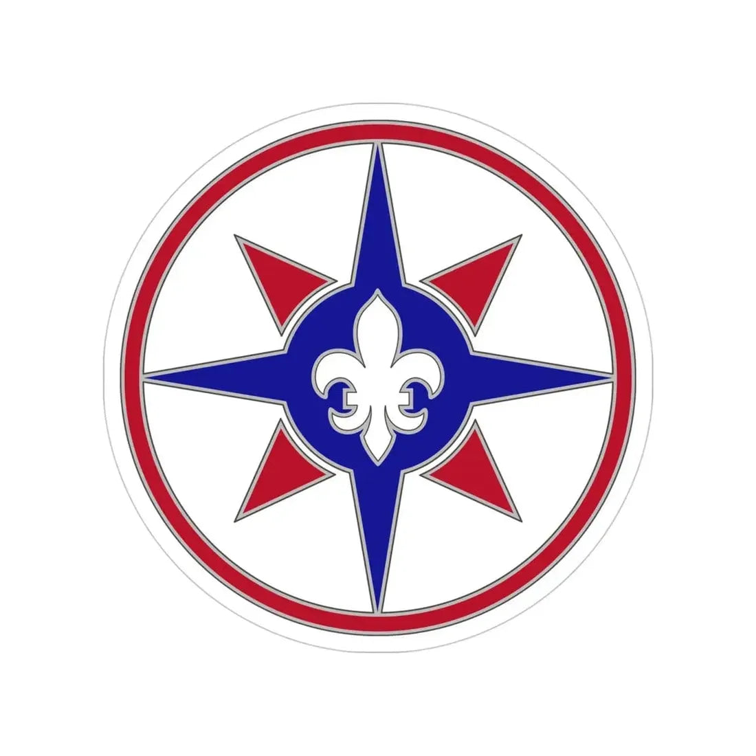 316 Sustainment Command (U.S. Army) Transparent STICKER Die-Cut Vinyl Decal 4 Inch - The Sticker Space