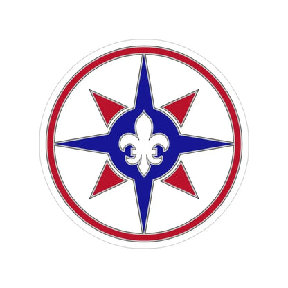 316 Sustainment Command (U.S. Army) Transparent STICKER Die-Cut Vinyl Decal 4 Inch - The Sticker Space