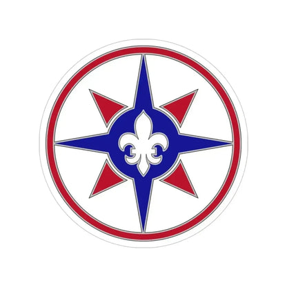 316 Sustainment Command (U.S. Army) Transparent STICKER Die-Cut Vinyl Decal 5 Inch - The Sticker Space