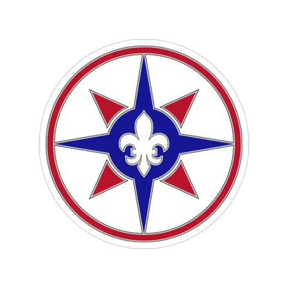 316 Sustainment Command (U.S. Army) Transparent STICKER Die-Cut Vinyl Decal 6 Inch - The Sticker Space