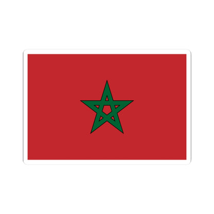 Flag of Morocco solid (Morocco) STICKER Vinyl Kiss-Cut Decal