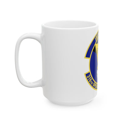 316th Operations Support Squadron (U.S. Air Force) White Coffee Mug-The Sticker Space