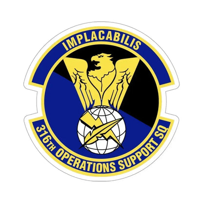 316th Operations Support Squadron (U.S. Air Force) STICKER Vinyl Die-Cut Decal 4 Inch - The Sticker Space