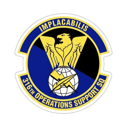 316th Operations Support Squadron (U.S. Air Force) STICKER Vinyl Die-Cut Decal 6 Inch - The Sticker Space