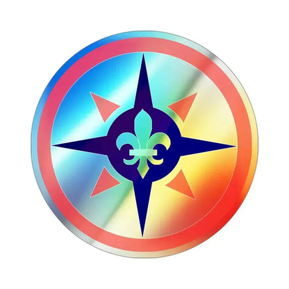 316th Sustainment Command Expeditionary (U.S. Army) Holographic STICKER Die-Cut Vinyl Decal 4 Inch Holographic - The Sticker Space