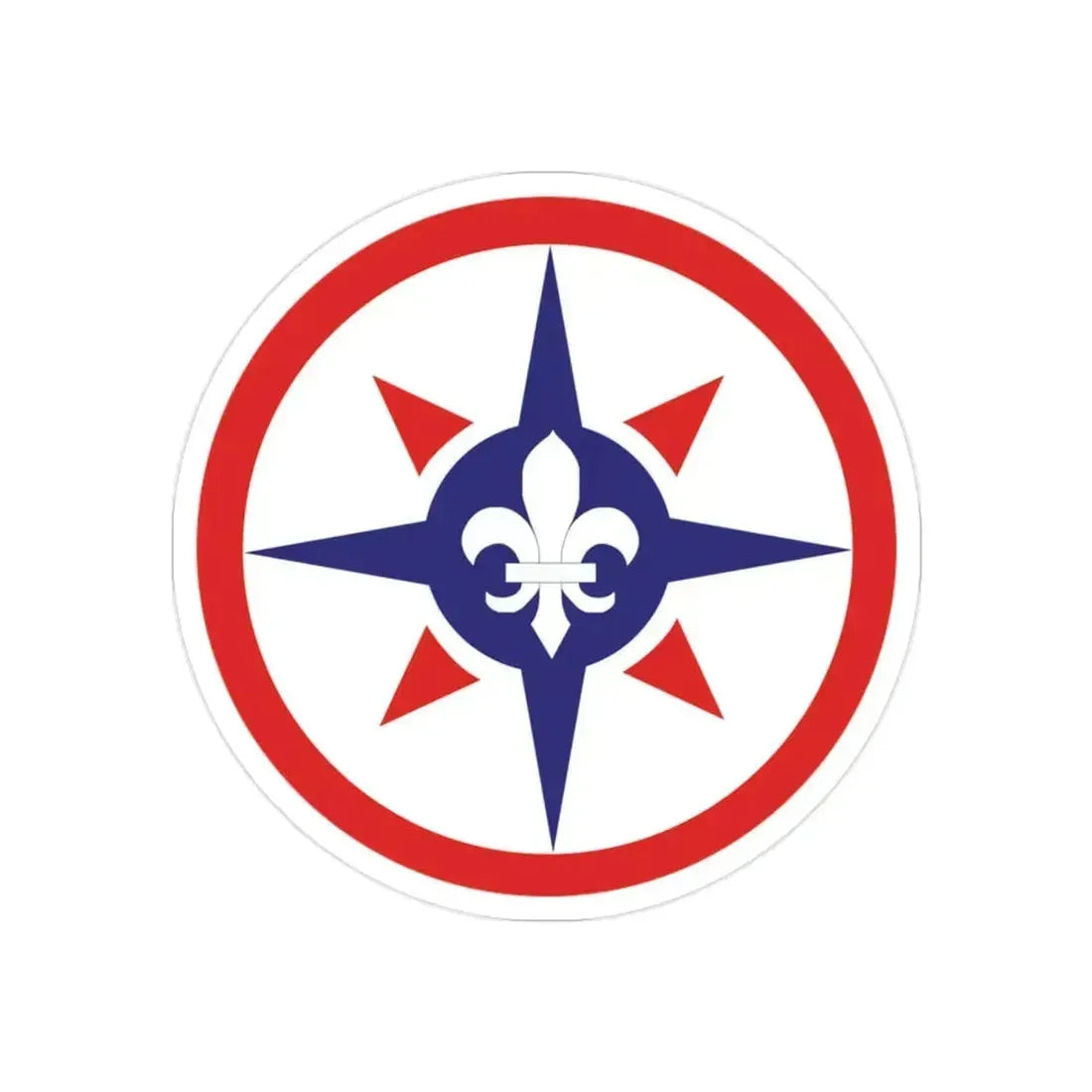 316th Sustainment Command Expeditionary (U.S. Army) REVERSE PRINT Transparent Die-Cut STICKER 2 Inch Die-Cut Transparent - The Sticker Space