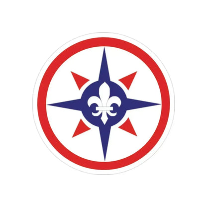 316th Sustainment Command Expeditionary (U.S. Army) REVERSE PRINT Transparent Die-Cut STICKER 2 Inch Die-Cut Transparent - The Sticker Space