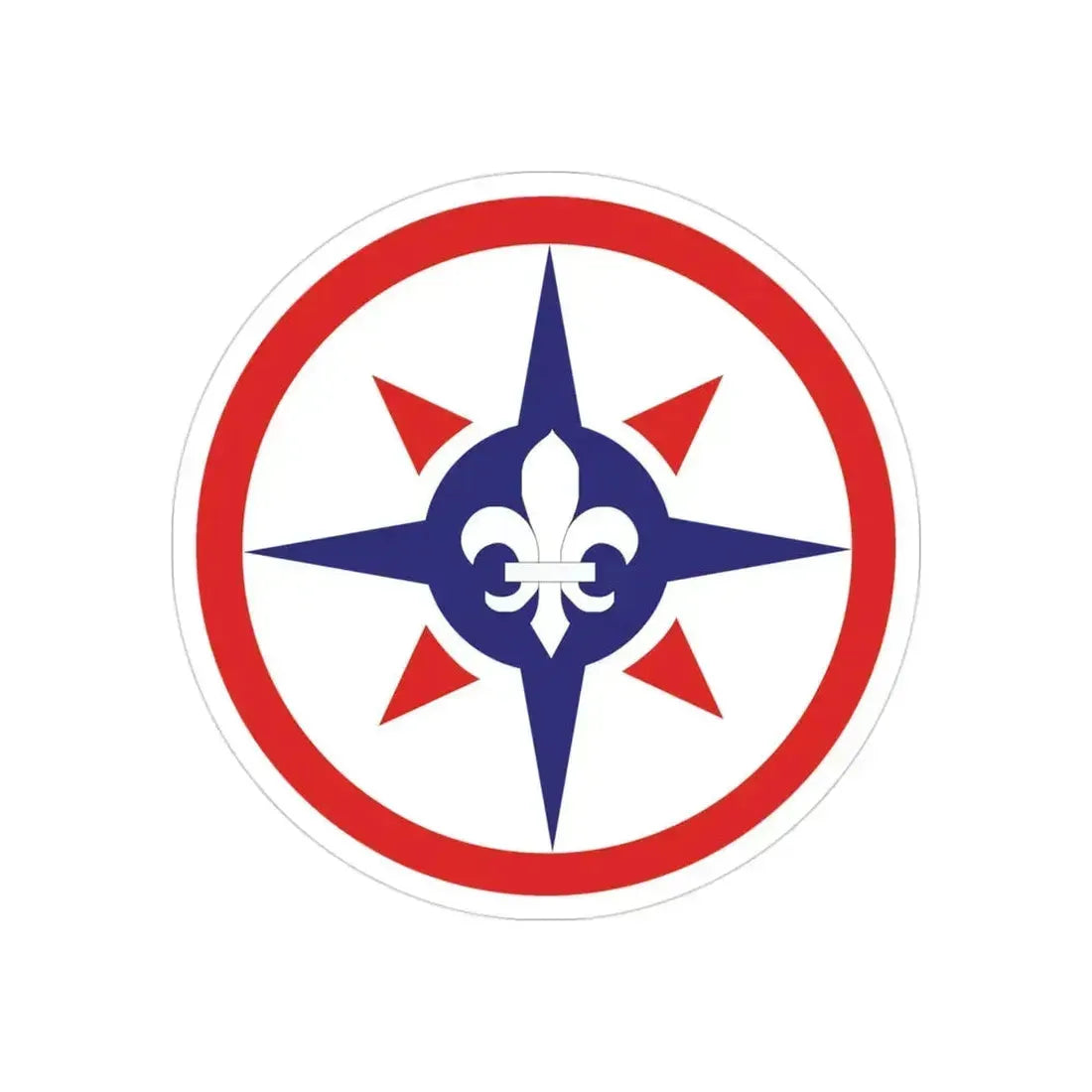 316th Sustainment Command Expeditionary (U.S. Army) REVERSE PRINT Transparent Die-Cut STICKER 3 Inch Die-Cut Transparent - The Sticker Space