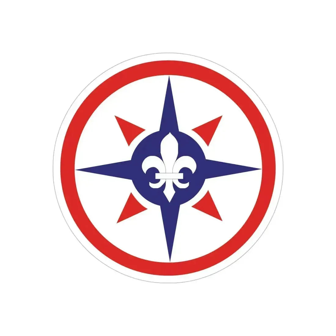 316th Sustainment Command Expeditionary (U.S. Army) REVERSE PRINT Transparent Die-Cut STICKER 6 Inch Die-Cut Transparent - The Sticker Space