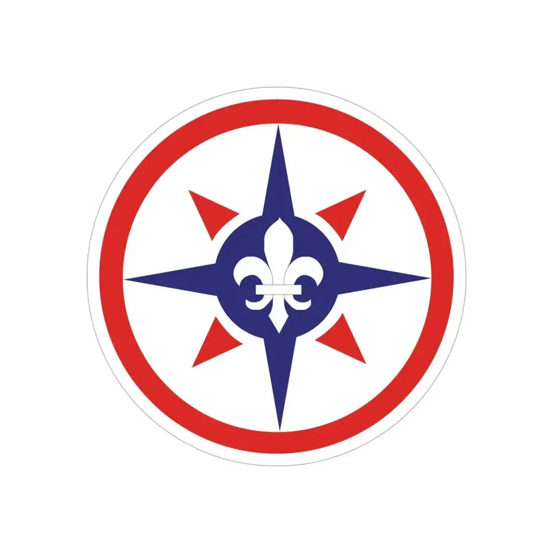 316th Sustainment Command Expeditionary (U.S. Army) REVERSE PRINT Transparent Die-Cut STICKER - The Sticker Space