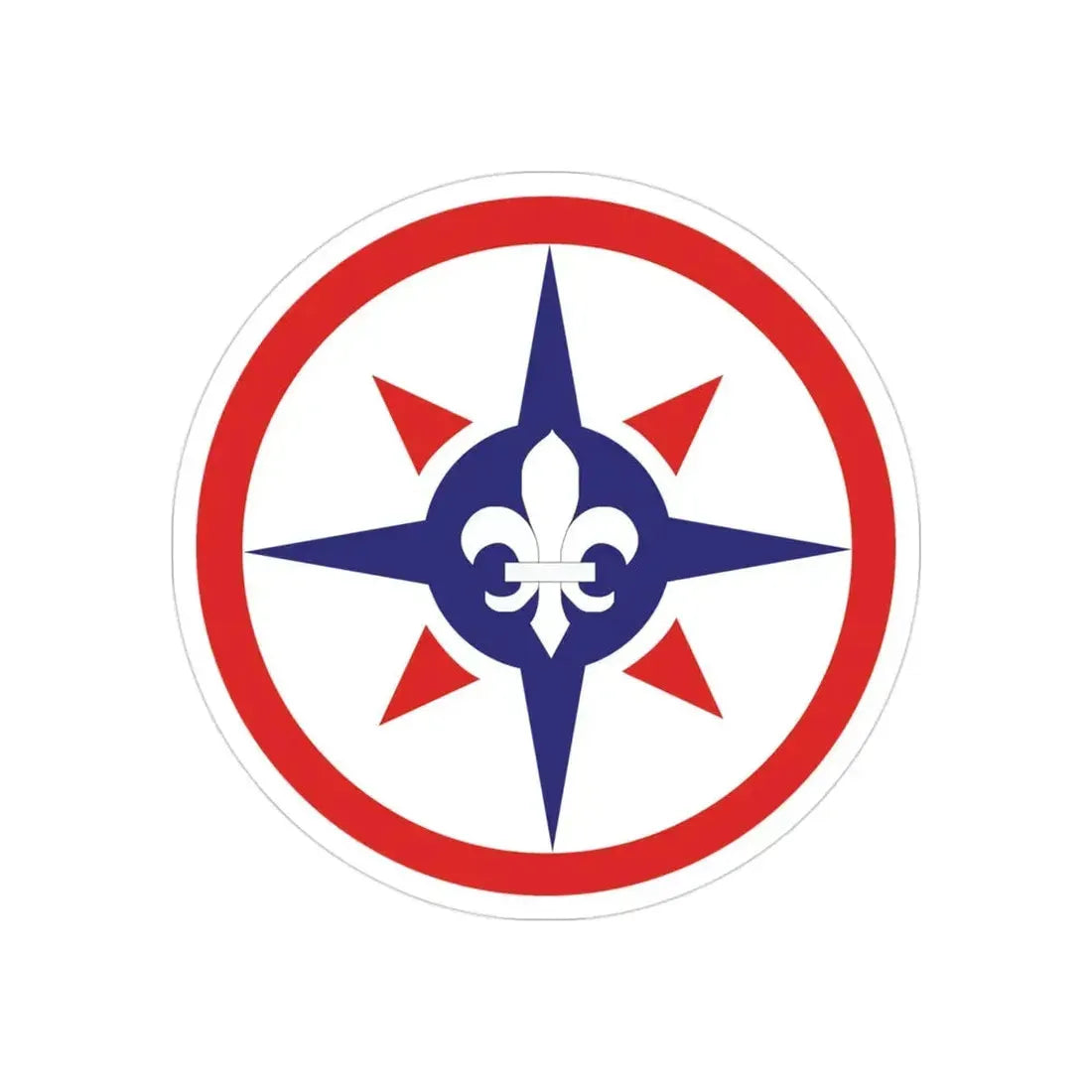 316th Sustainment Command Expeditionary (U.S. Army) REVERSE PRINT Transparent Die-Cut STICKER - The Sticker Space