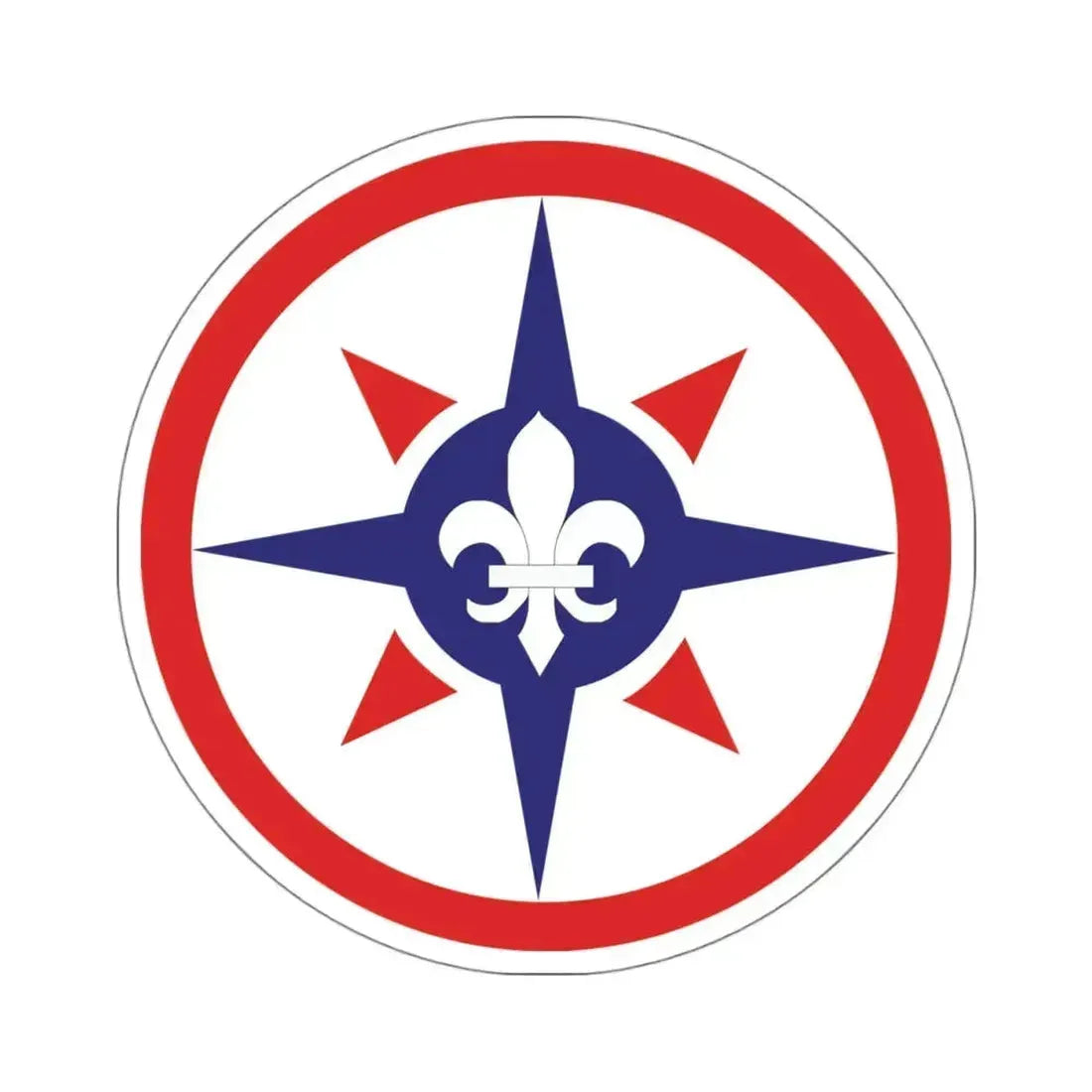 316th Sustainment Command Expeditionary (U.S. Army) STICKER Vinyl Kiss-Cut Decal 4 Inch White - The Sticker Space