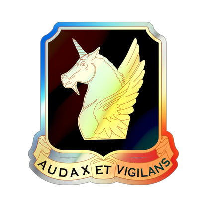 317 Cavalry Regiment (U.S. Army) Holographic STICKER Die-Cut Vinyl Decal-4 Inch-The Sticker Space