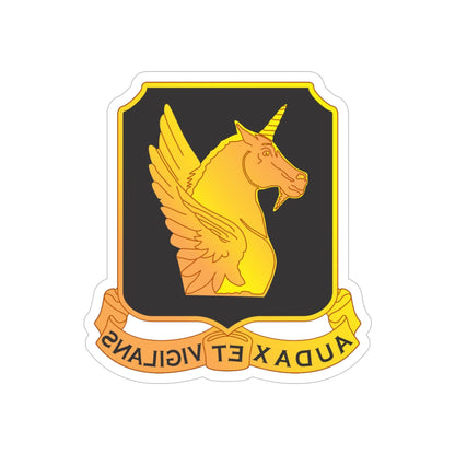 317 Cavalry Regiment (U.S. Army) REVERSE PRINT Transparent STICKER-5" × 5"-The Sticker Space