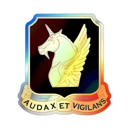 317 Cavalry Regiment (U.S. Army) Holographic STICKER Die-Cut Vinyl Decal 4 Inch Holographic - The Sticker Space