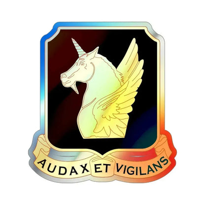 317 Cavalry Regiment (U.S. Army) Holographic STICKER Die-Cut Vinyl Decal 6 Inch Holographic - The Sticker Space