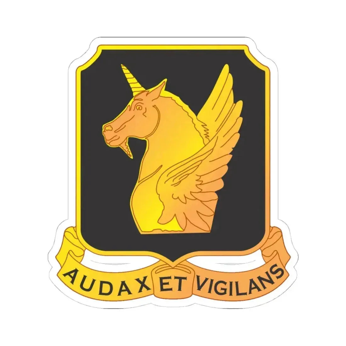 317 Cavalry Regiment (U.S. Army) STICKER Vinyl Kiss-Cut Decal 4 Inch White - The Sticker Space