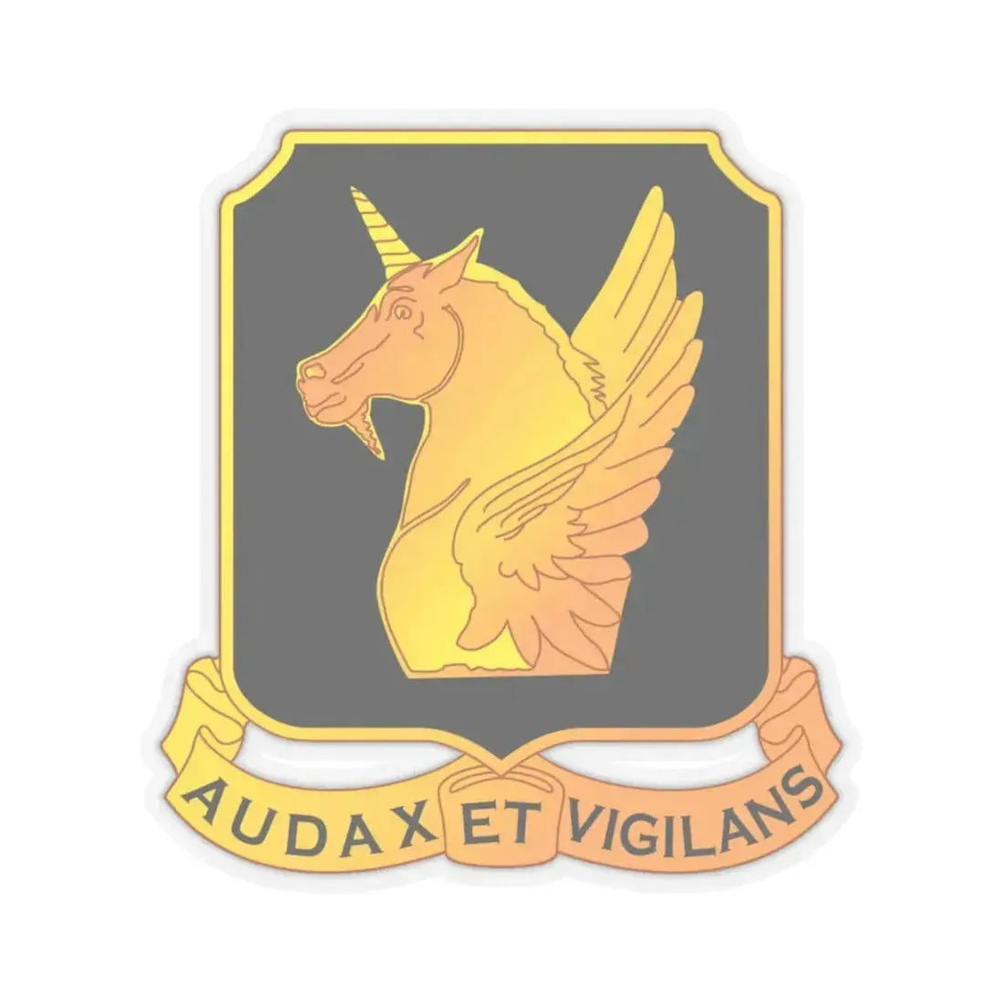 317 Cavalry Regiment (U.S. Army) STICKER Vinyl Kiss-Cut Decal 6 Inch Transparent - The Sticker Space