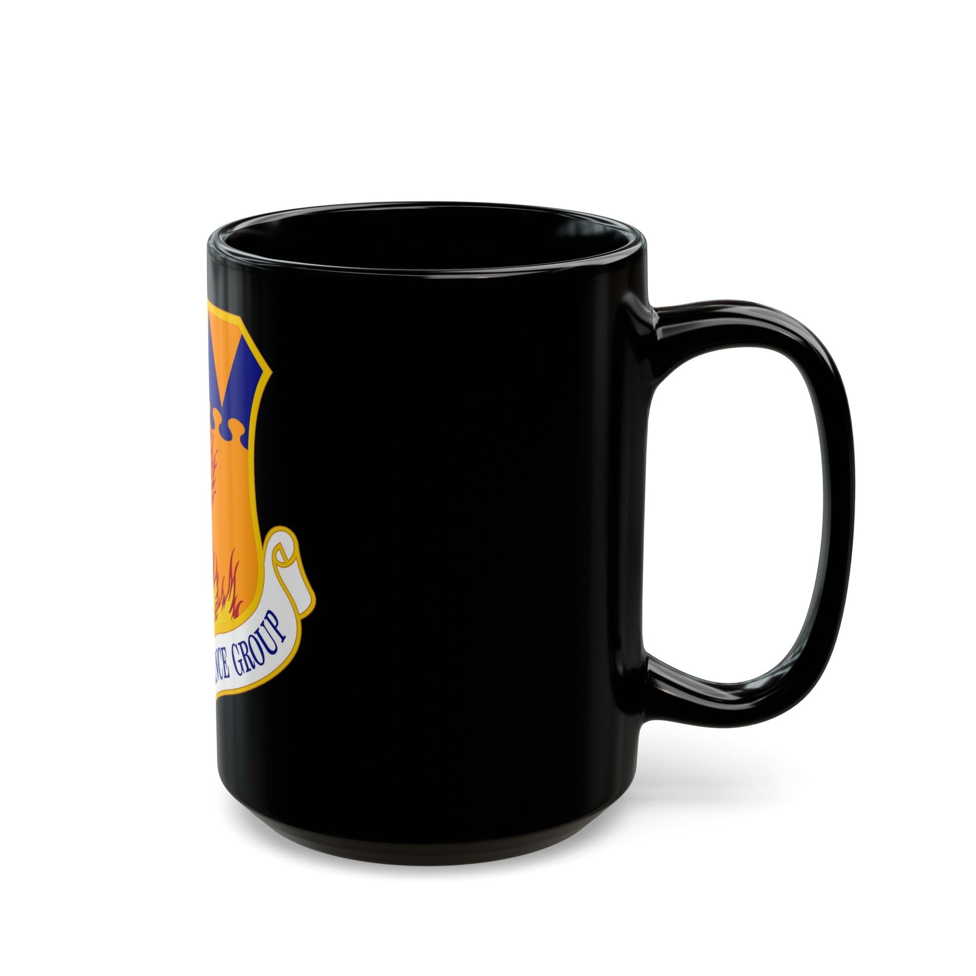 317 Maintenance Group AMC (U.S. Air Force) Black Coffee Mug-The Sticker Space