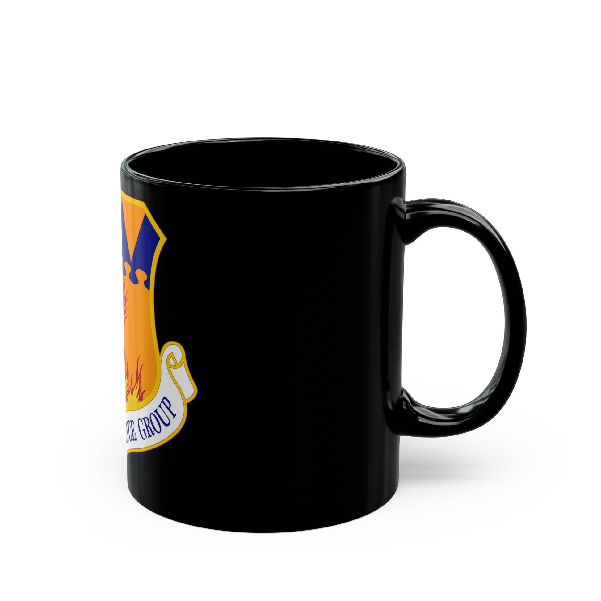 317 Maintenance Group AMC (U.S. Air Force) Black Coffee Mug-The Sticker Space