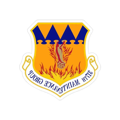317 Maintenance Group AMC (U.S. Air Force) REVERSE PRINT Transparent Die-Cut STICKER 2 Inch Die-Cut Transparent - The Sticker Space