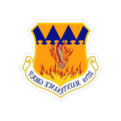 317 Maintenance Group AMC (U.S. Air Force) REVERSE PRINT Transparent Die-Cut STICKER 6 Inch Die-Cut Transparent - The Sticker Space