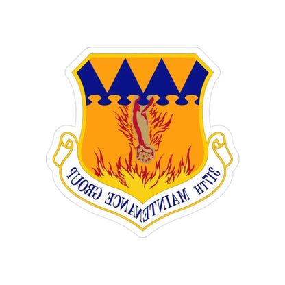 317 Maintenance Group AMC (U.S. Air Force) REVERSE PRINT Transparent Die-Cut STICKER - The Sticker Space
