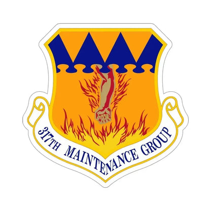 317 Maintenance Group AMC (U.S. Air Force) STICKER Vinyl Die-Cut Decal 4 Inch - The Sticker Space