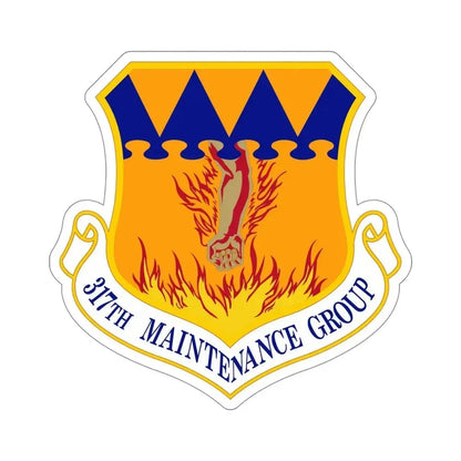 317 Maintenance Group AMC (U.S. Air Force) STICKER Vinyl Die-Cut Decal 5 Inch - The Sticker Space