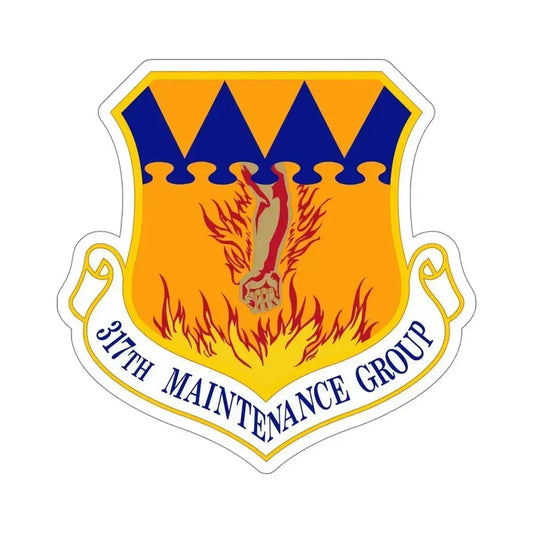 317 Maintenance Group AMC (U.S. Air Force) STICKER Vinyl Die-Cut Decal 6 Inch - The Sticker Space