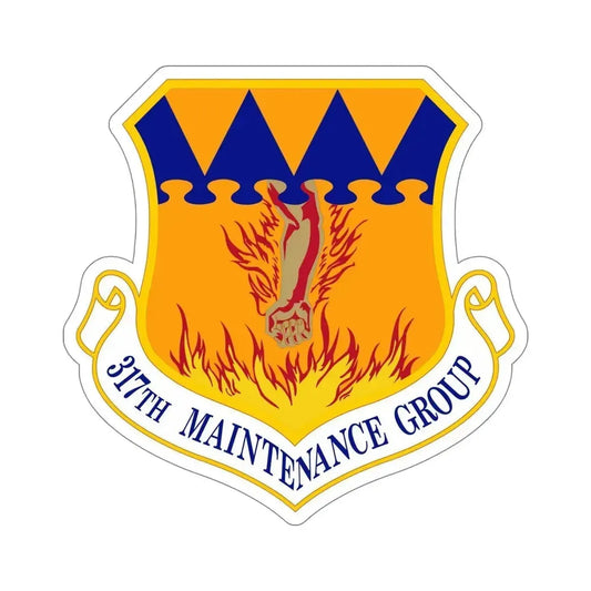317 Maintenance Group AMC (U.S. Air Force) STICKER Vinyl Die-Cut Decal 6 Inch - The Sticker Space