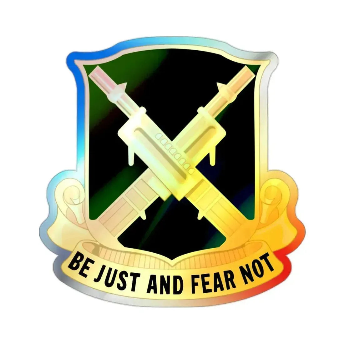 317 Military Police Battalion (U.S. Army) Holographic STICKER Die-Cut Vinyl Decal - The Sticker Space