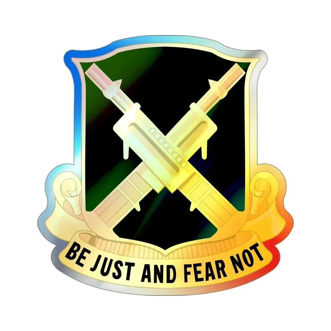 317 Military Police Battalion (U.S. Army) Holographic STICKER Die-Cut Vinyl Decal - The Sticker Space