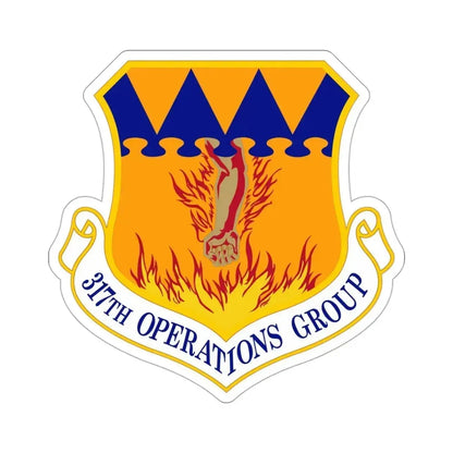 317 Operations Group AMC (U.S. Air Force) STICKER Vinyl Die-Cut Decal 3 Inch - The Sticker Space