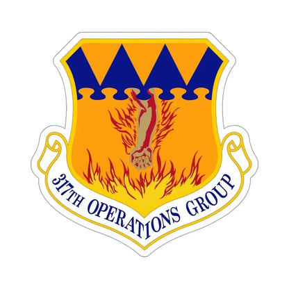 317 Operations Group AMC (U.S. Air Force) STICKER Vinyl Die-Cut Decal 5 Inch - The Sticker Space