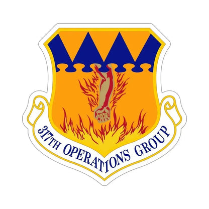 317 Operations Group AMC (U.S. Air Force) STICKER Vinyl Die-Cut Decal 6 Inch - The Sticker Space