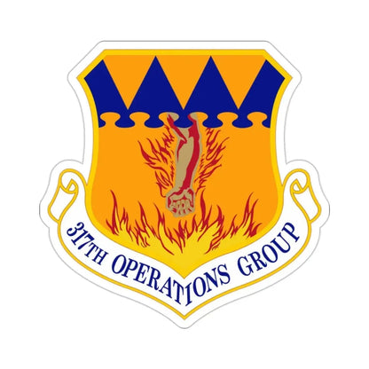 317 Operations Group AMC (U.S. Air Force) STICKER Vinyl Die-Cut Decal - The Sticker Space