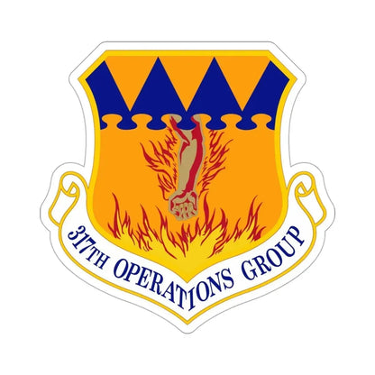 317 Operations Group AMC (U.S. Air Force) STICKER Vinyl Die-Cut Decal - The Sticker Space