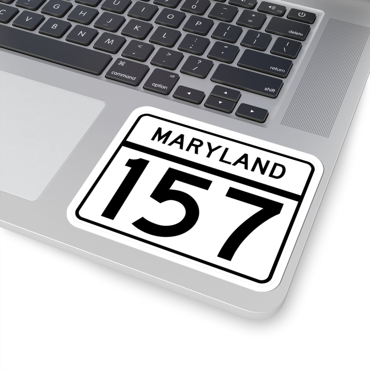 MD Route 157 (Maryland) (Road Sign) STICKER Vinyl Kiss-Cut Decal