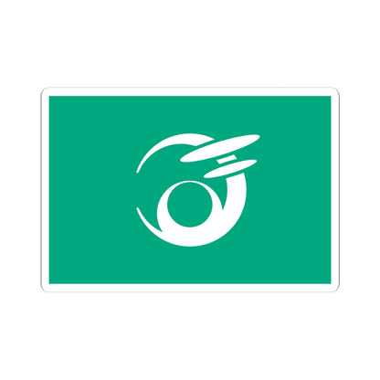 Flag of Maniwa Okayama (Japan) STICKER Vinyl Kiss-Cut Decal